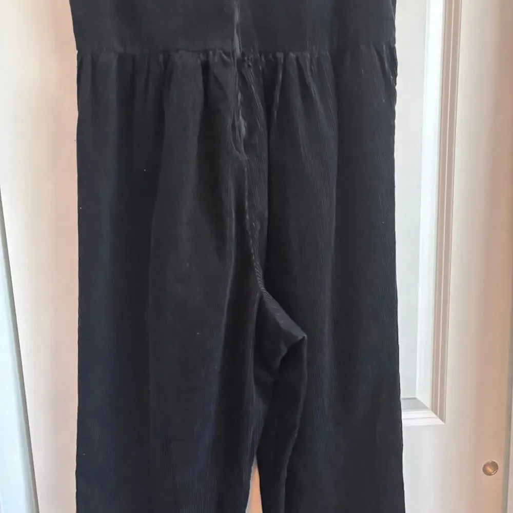 Lucy & Yak Black Corduroy Pinafore Jumpsuit - Picture 8 of 16